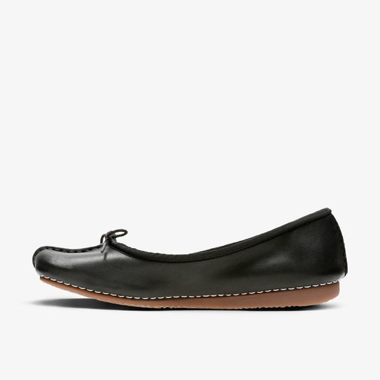 Freckle Ice Black Leather | Clarks discount - Women
