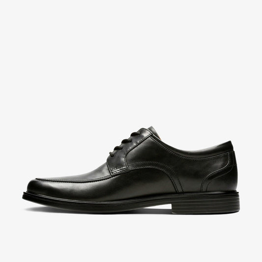 Un Aldric Park Black Leather | Clarks on Sale - Men