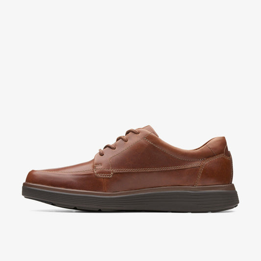 Un Abode Ease Dark Tan Leather | Clarks outlet - Men