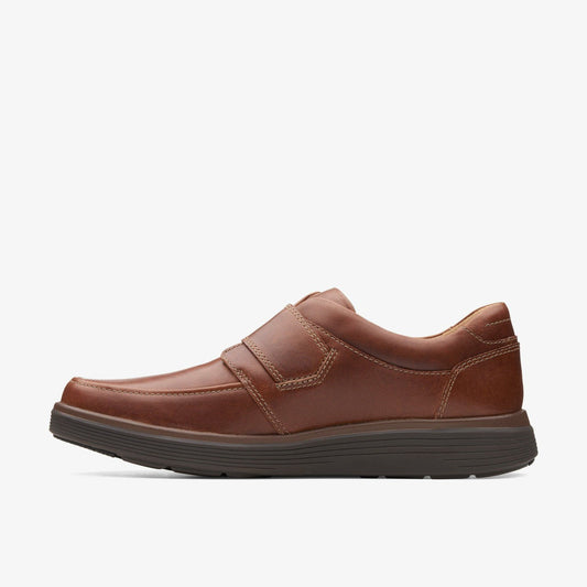 Un Abode Strap Loafer Dark Tan Leather | Clarks Sale - Men
