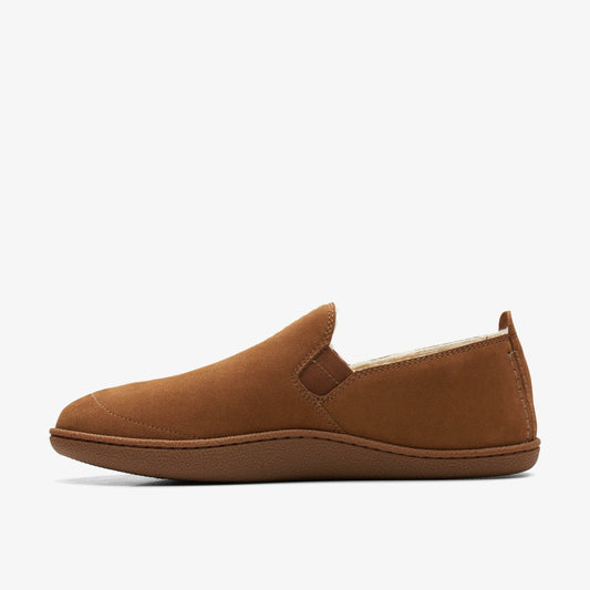 Home Mocc Slipper Tan Suede | Clarks for sale - Men