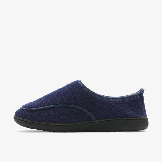 King Riptape Slipper Navy | Clarks on Sale - Men