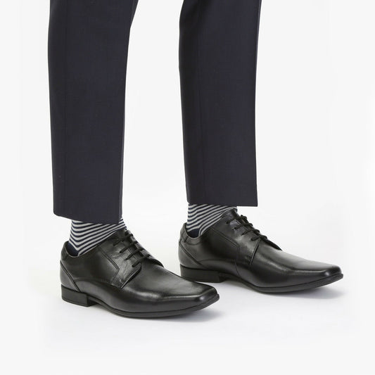 Sidton Lace Black Leather | Clarks discount - Men