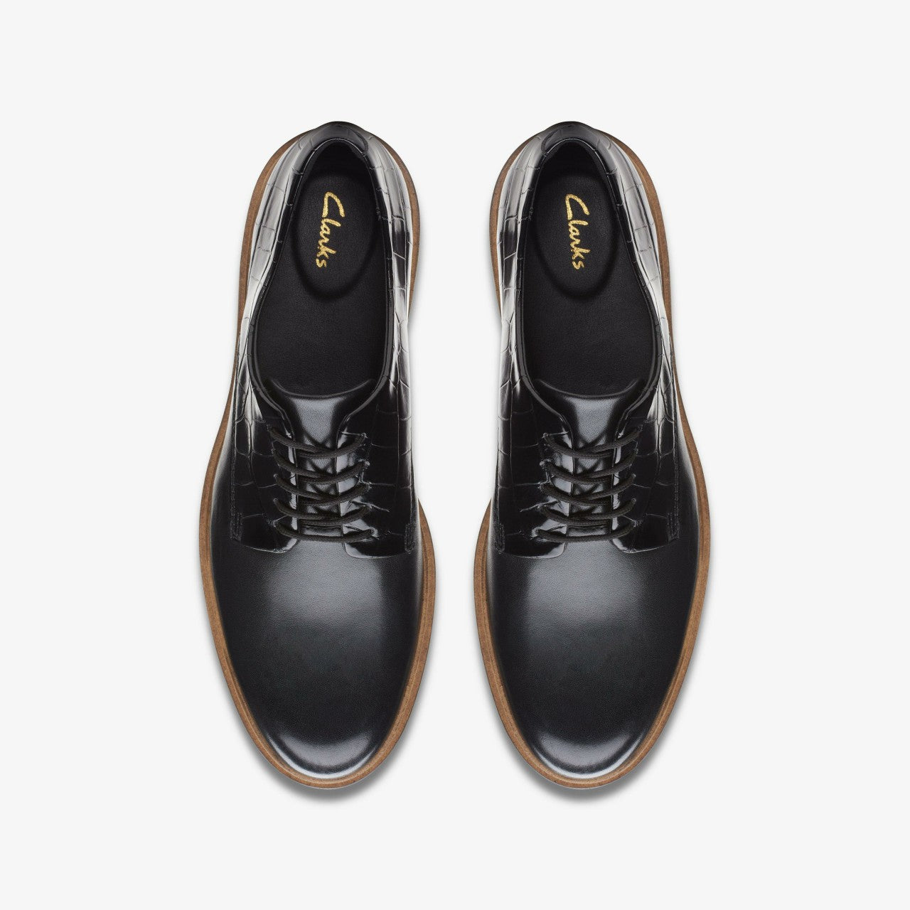 Glickly Derby Black Combination | Clarks for sale - Women