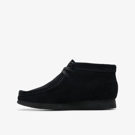 Wallabee Boot Kid Black Suede - US 6112