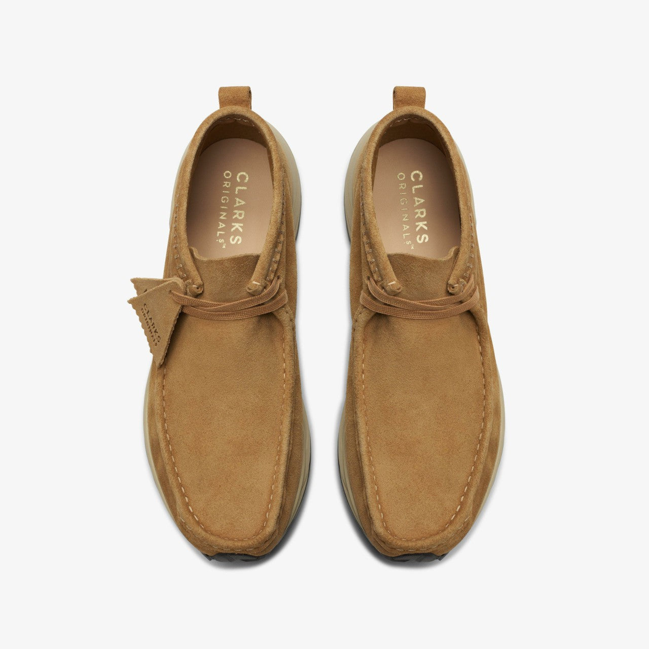 Wallabee Eden Dark Sand Suede | Clarks for sale - Men