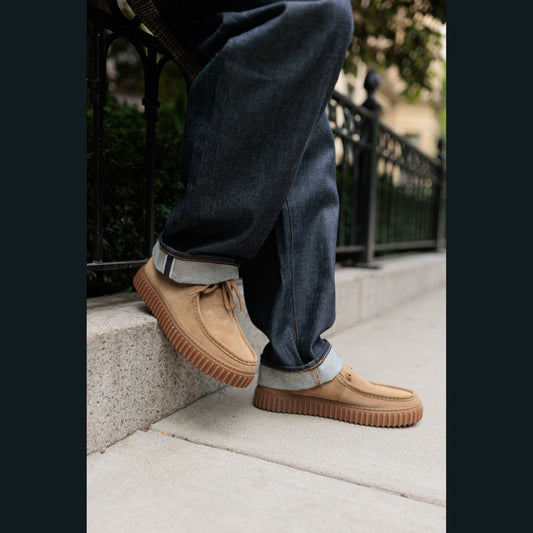 Torhill Lo Dark Sand Suede | Clarks on Sale - Men