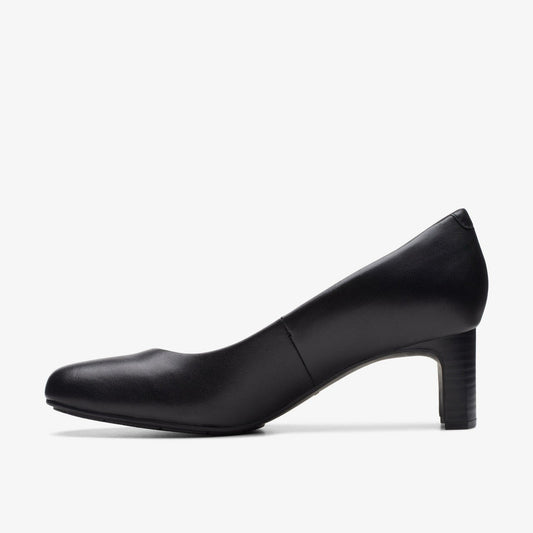 Kyndall Iris Black Leather | Clarks on Sale - Women