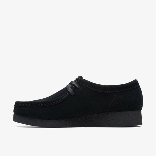 Wallabee EVO Shoe Black Suede | Clarks outlet - Women
