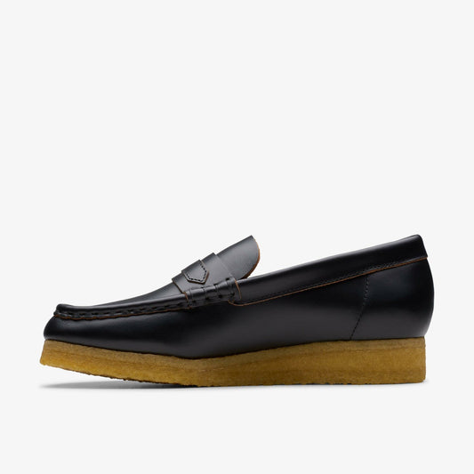 Wallabee Loafer Black Smooth Leather | Clarks outlet - Women