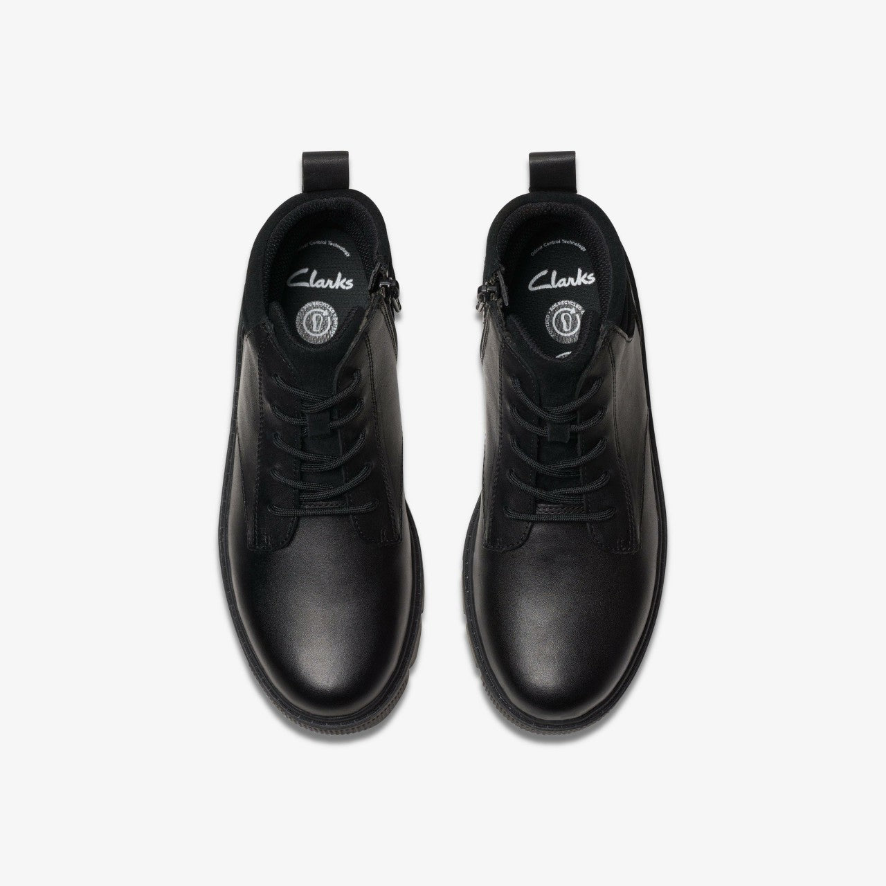 Lorcam Trail Older Black Leather | Clarks Sale - Kids