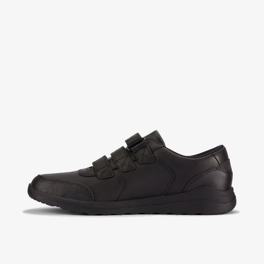 Daze Step 2 Youth Black Leather | Clarks discount - Kids