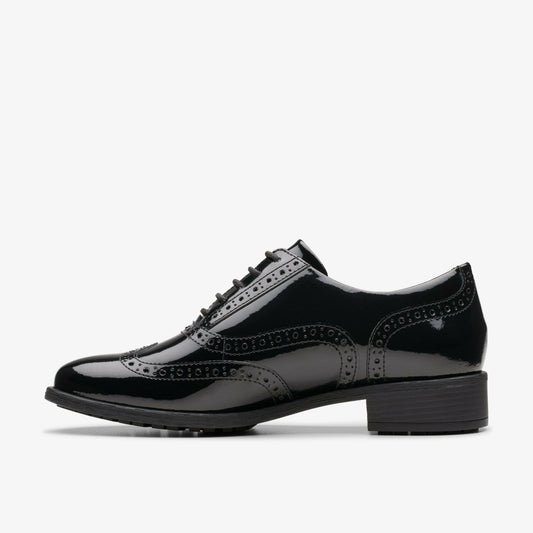 Havisham Oak Black Patent | Clarks discount - Women