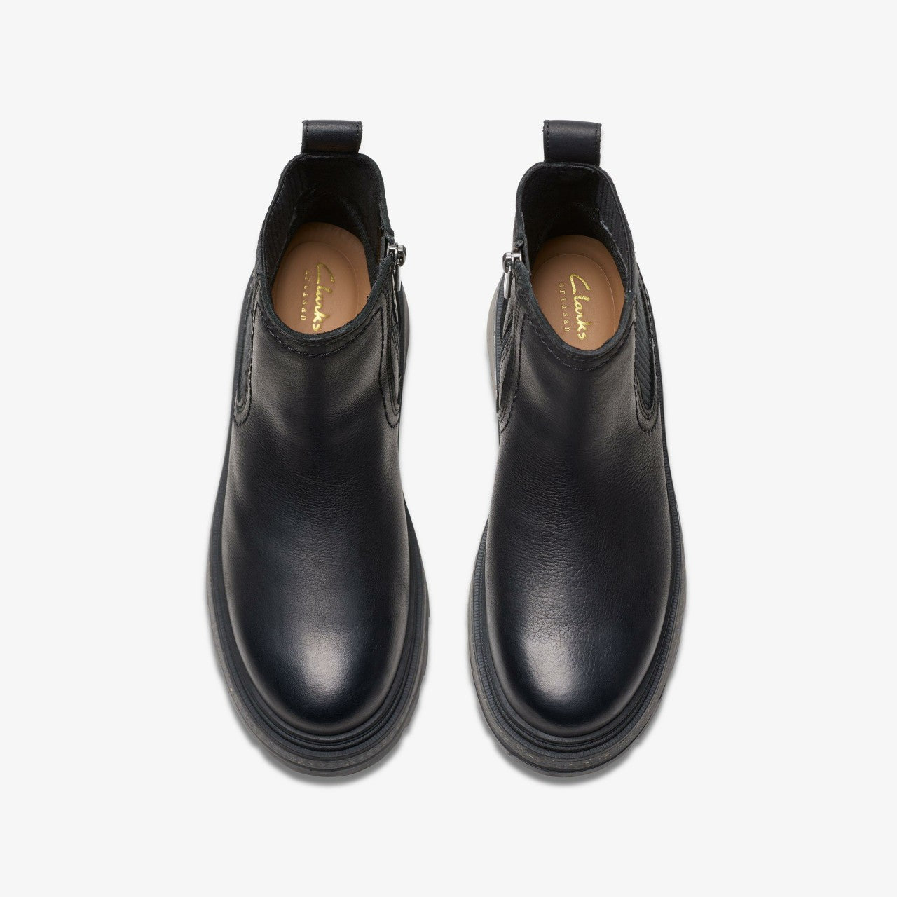 Hencroft Step Waterproof Black Leather | Clarks on Sale - Women