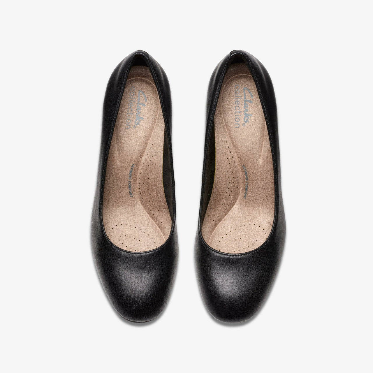 Olivette Pearl Black Leather | Clarks on Sale - Women