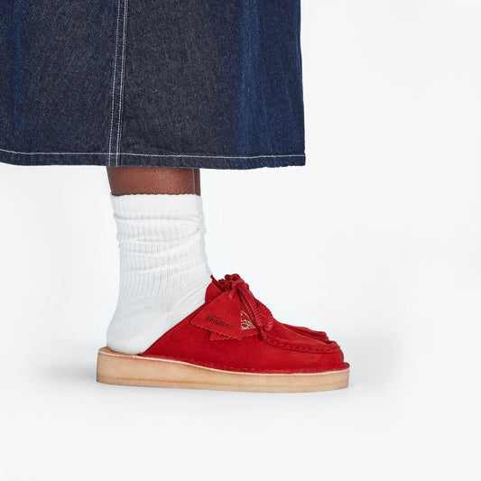 Desert Nomad Mule Red Suede | Clarks Sale - Women