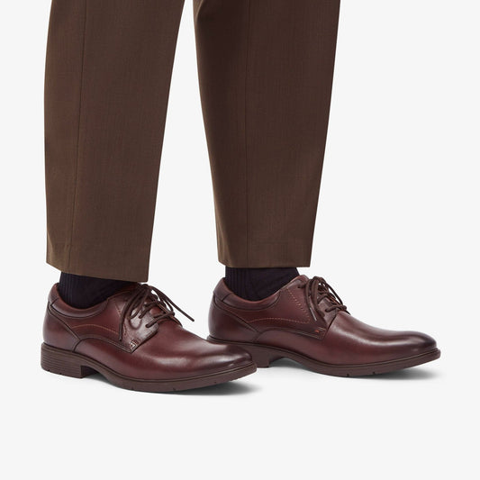 Eldredge Plain Dark Brown Leather | Clarks for sale - Men