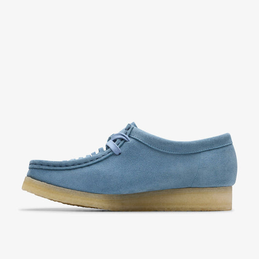 Wallabee Weave Powder Blue Suede | Clarks online - Women