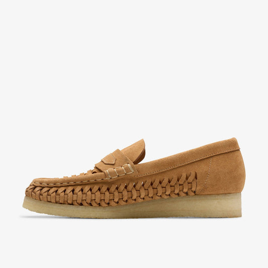 Wallabee Loafer Weave Tan Suede | Clarks outlet - Women