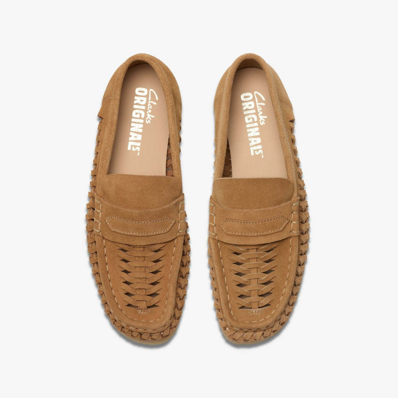 Wallabee Loafer Weave Tan Suede | Clarks outlet - Women