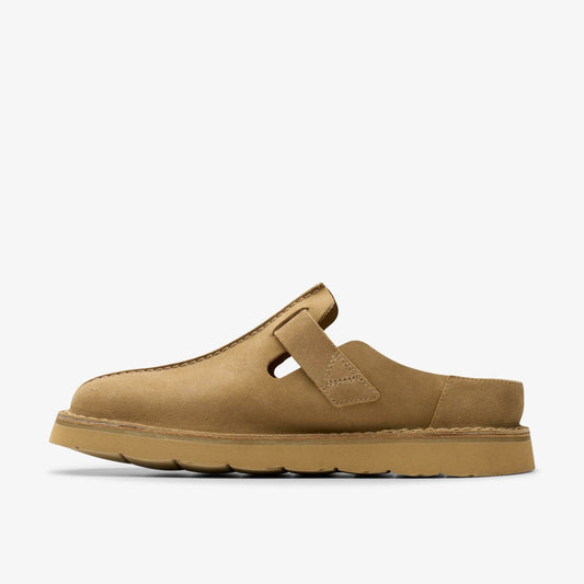 Solsbury Mule Dark Sand Suede | Clarks outlet - Men