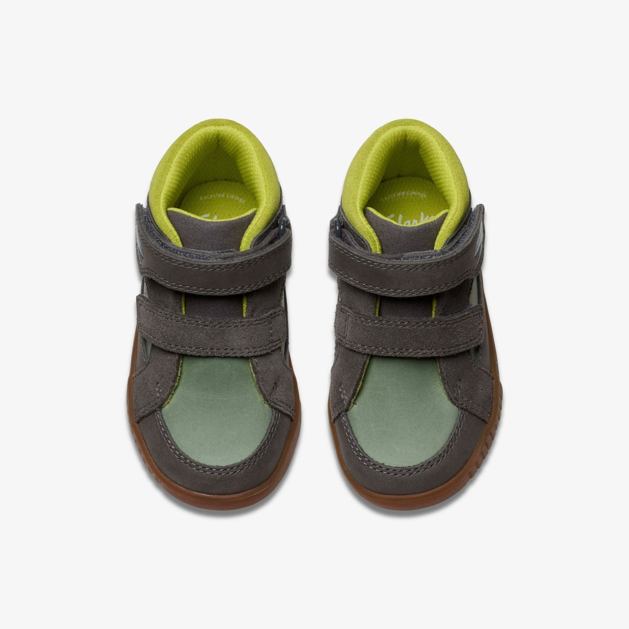 Oslo Play Toddler Grey / Green | Clarks on Sale - Kids