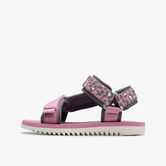 Peak Web Kid Pink / Print | Clarks for sale - Kids