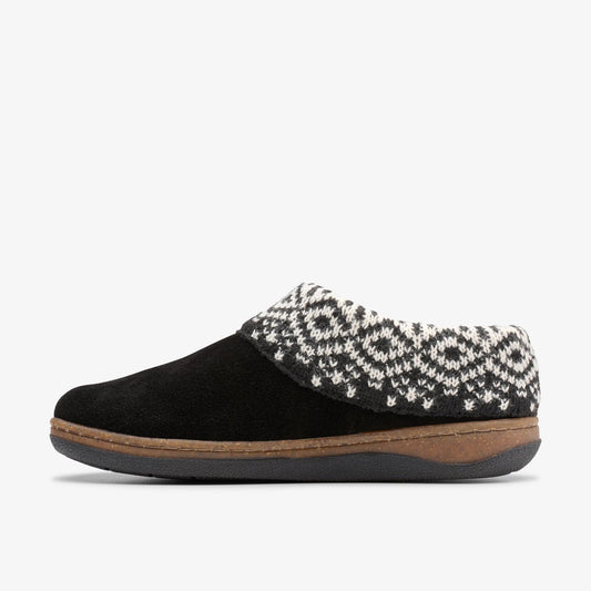 Willowdean Sweater Slippers Black - US 0722
