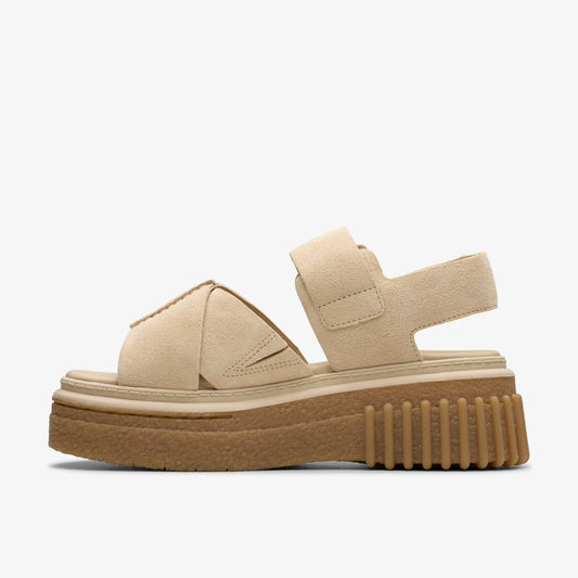 Evamar Wish Ecru Suede | Clarks Sale - Women