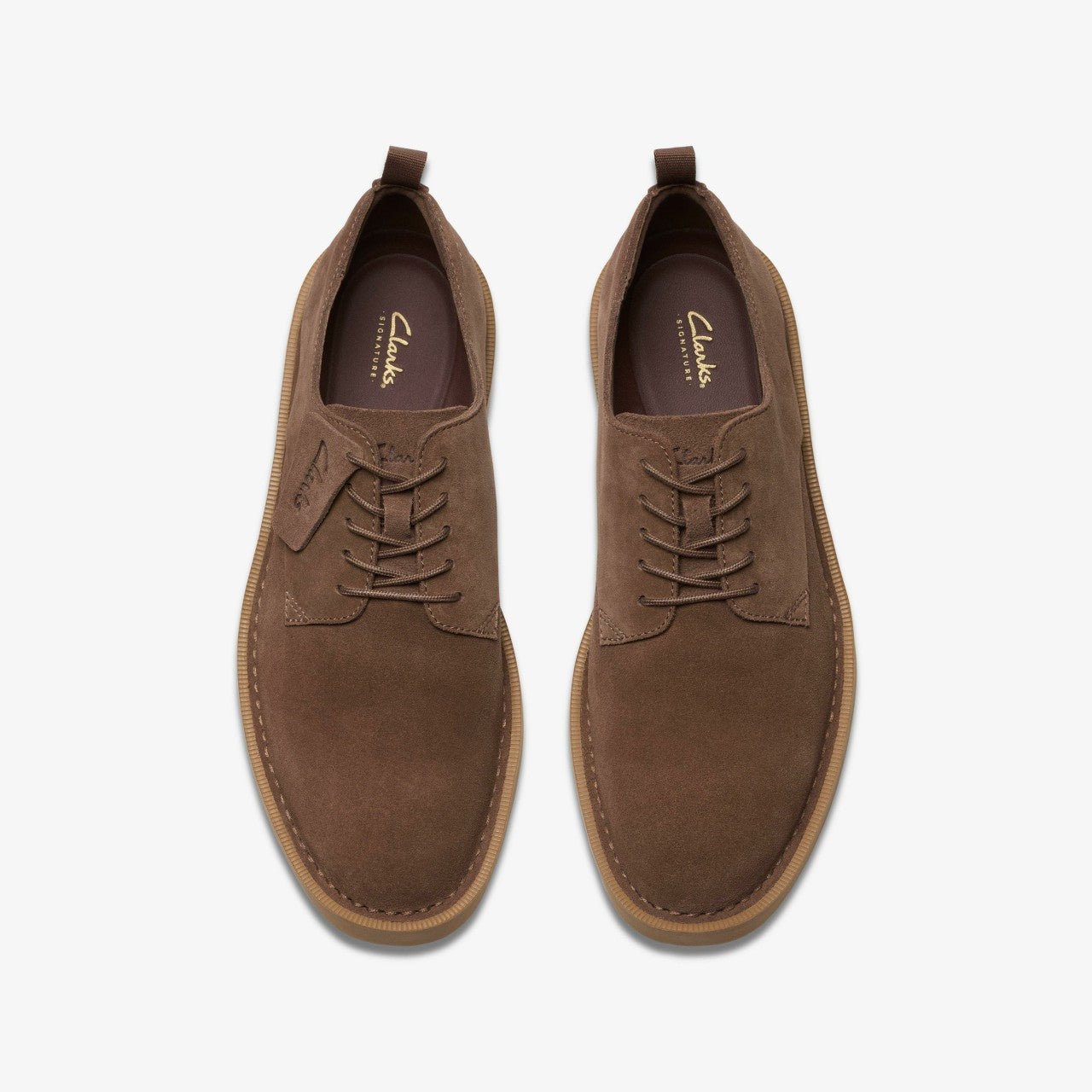 Martock Lace Brown Suede | Clarks discount - Men