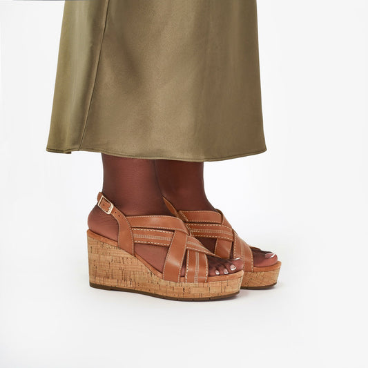 Sabina Sling Tan Leather | Clarks on Sale - Women