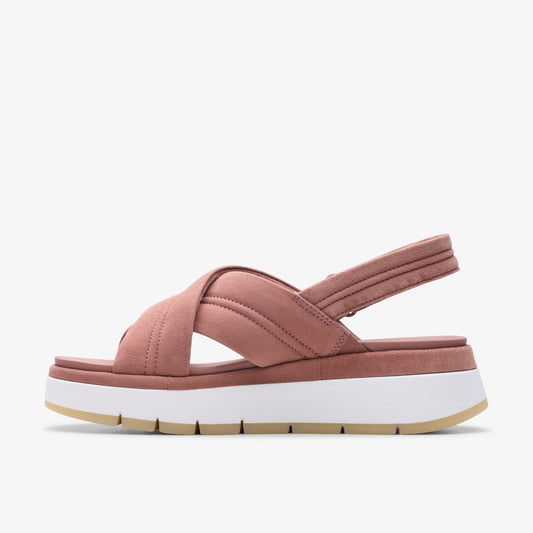 Tuscan Cross Mauve Suede | Clarks for sale - Women