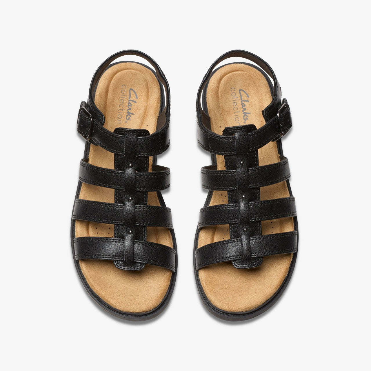 Trivanni Lux Black Leather | Clarks on Sale - Women