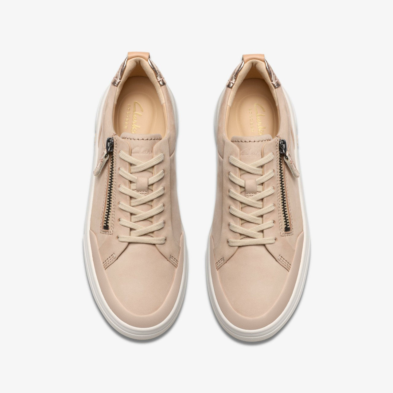 Hollyhock Zip Sand Nubuck | Clarks discount - Women