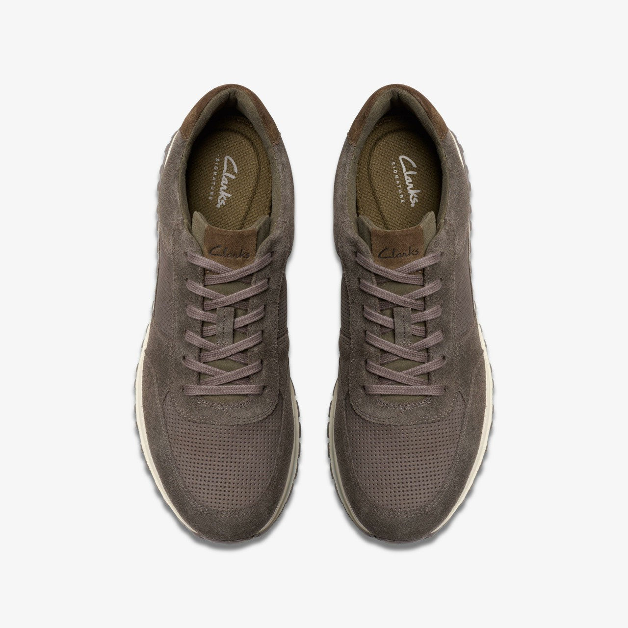 Radwell Lace Dark Grey Combination | Clarks discount - Men