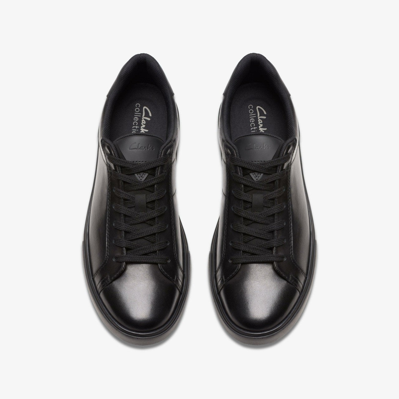Romsey Lace Black Leather | Clarks outlet - Men