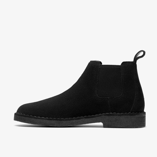 Desert Chelsea Black Suede | Clarks Sale - Men