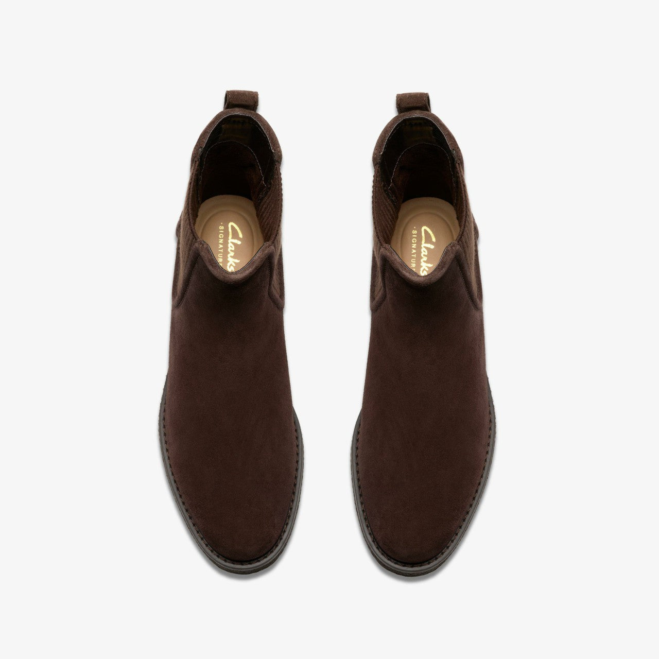 Nella Top Dark Brown Suede | Clarks for sale - Women