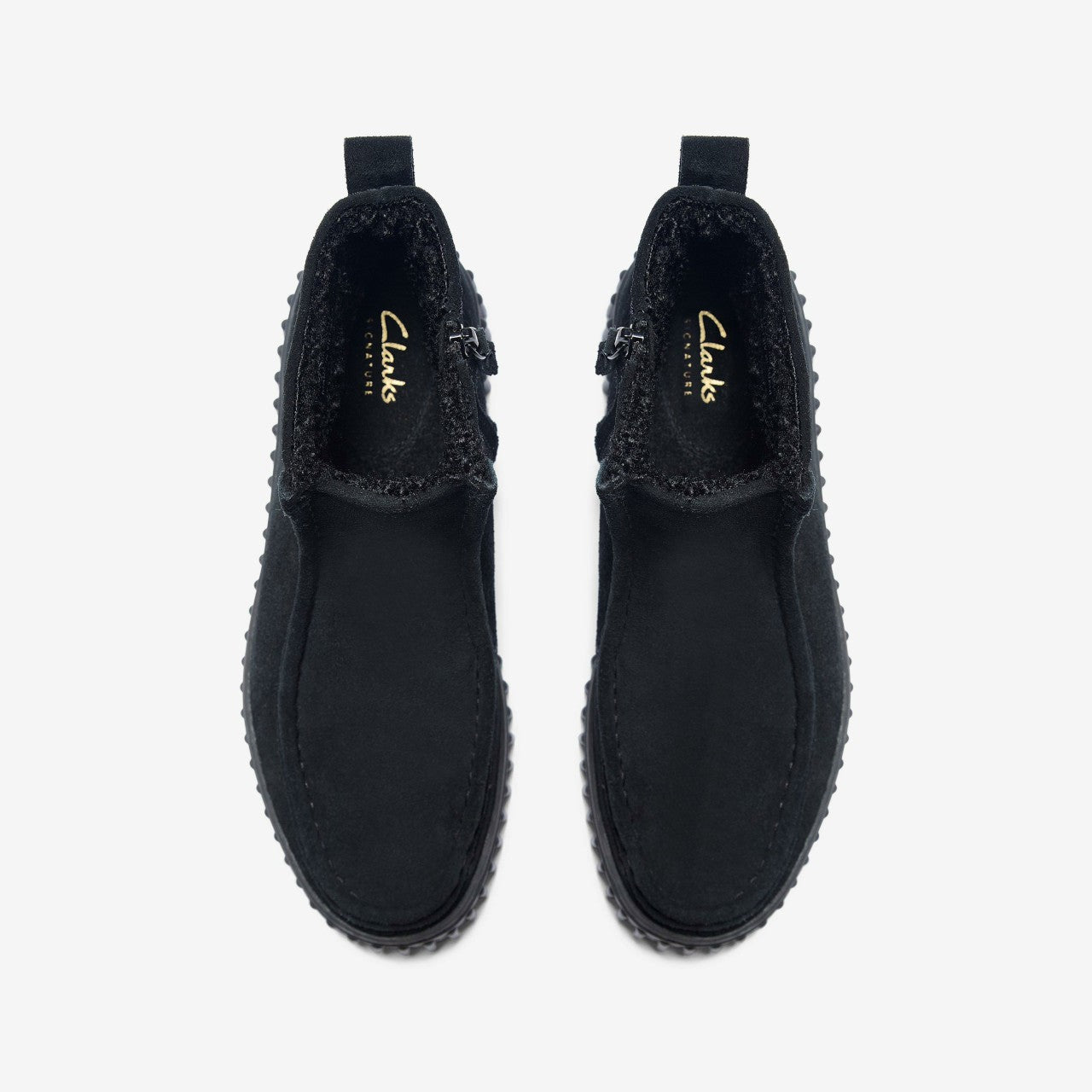 Torhill Cozy Black Warmlined Suede | Clarks online - Women