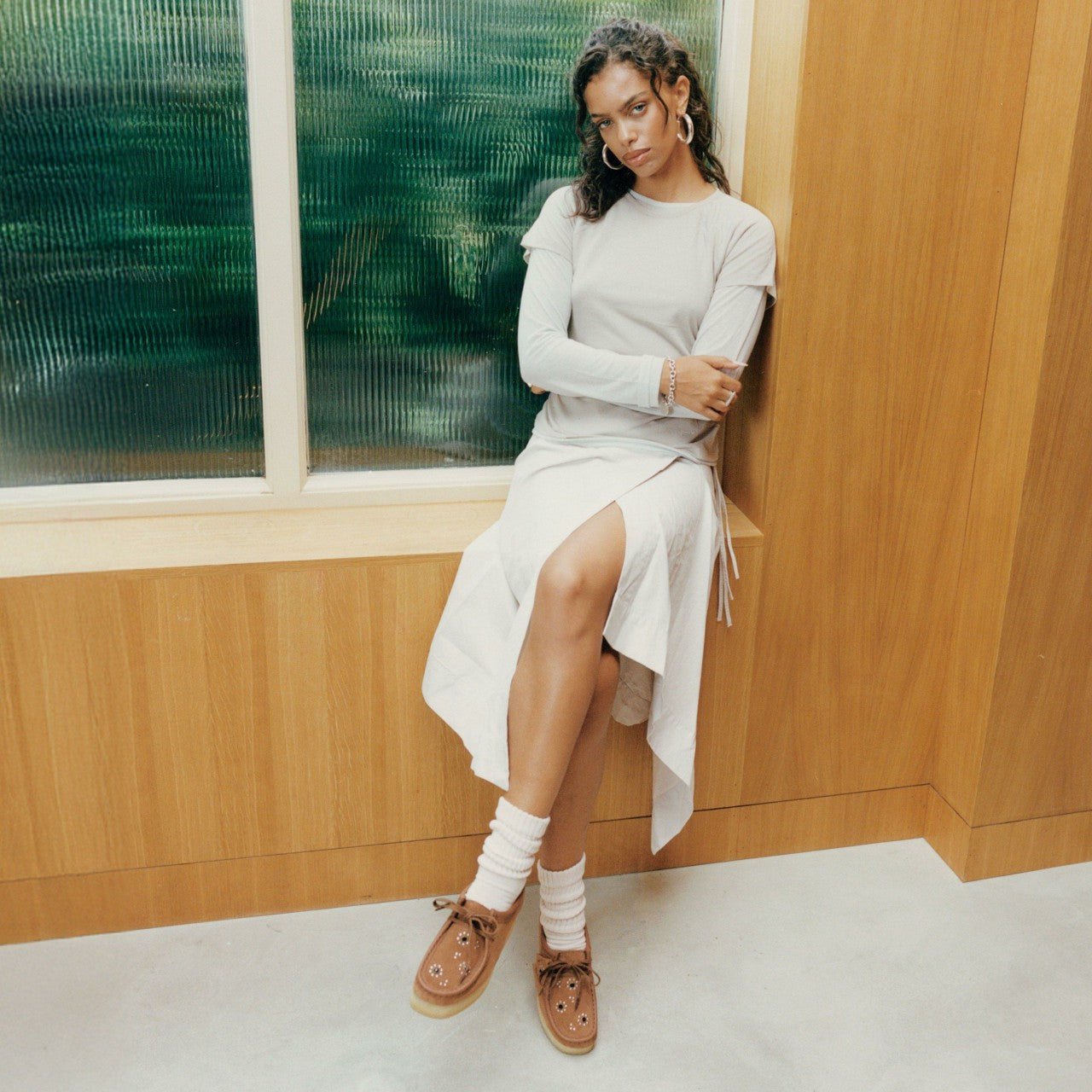 Wallacraft Bee Brown / Orange Suede | Clarks outlet - Women