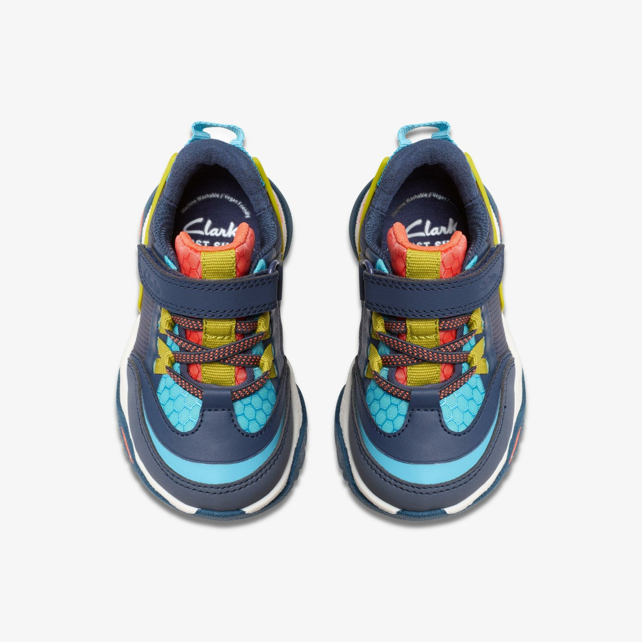 Feather Track Toddler Navy Combination | Clarks on Sale - Kids