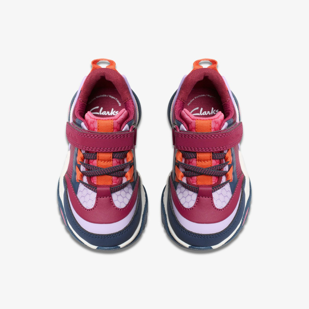 Feather Track Toddler Berry Combination | Clarks online - Kids
