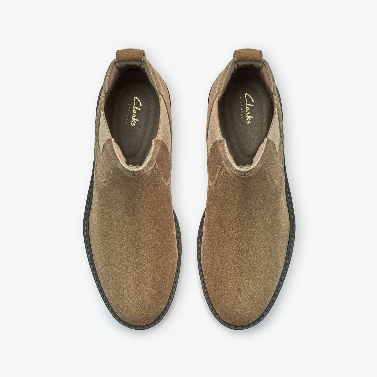 Newford Easy Dark Sand Suede | Clarks discount - Men