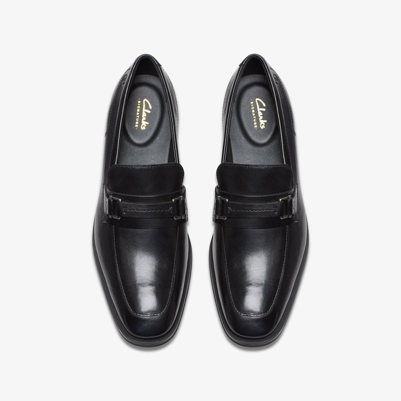 Paulton Lo Black Leather | Clarks discount - Men