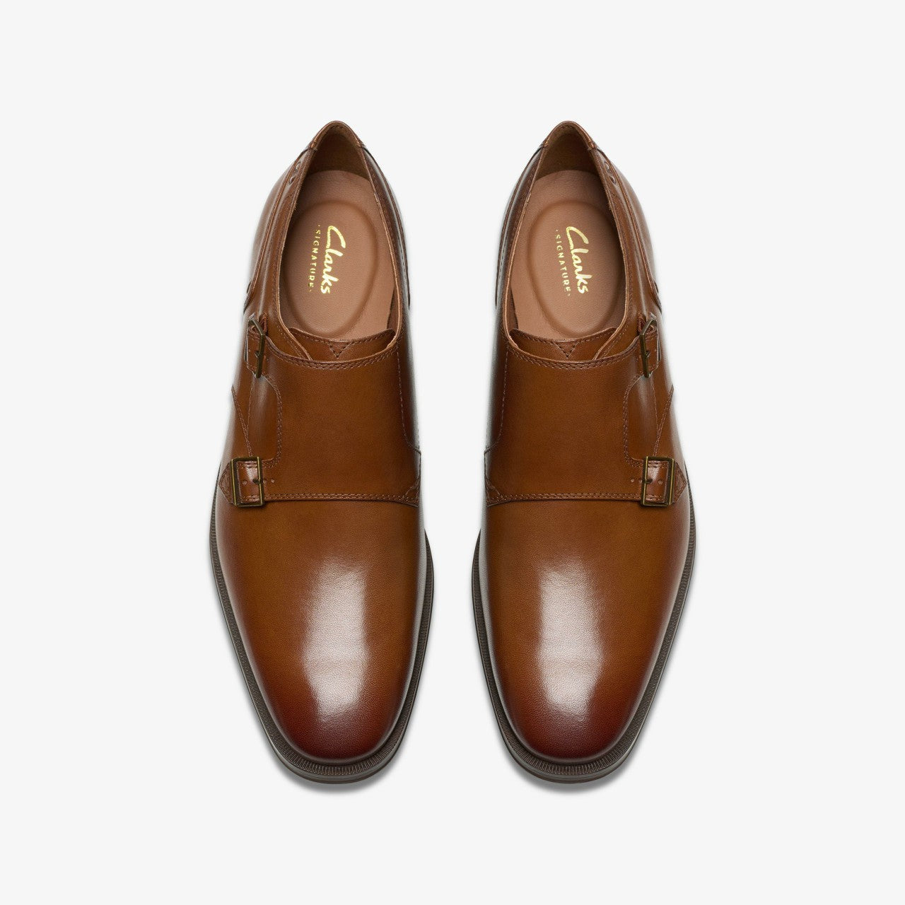 Paulton Monk Tan Leather | Clarks discount - Men