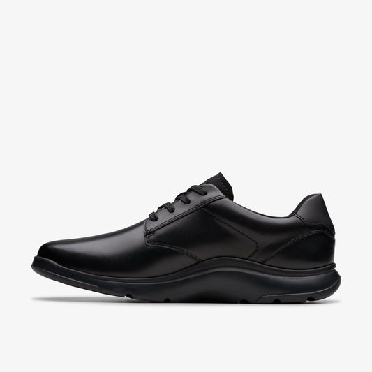 Lifton Lace Black Leather | Clarks discount - Men