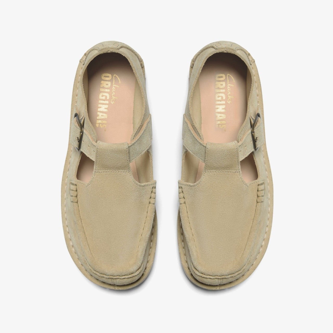 Nomad T Bar Maple Suede | Clarks outlet - Women
