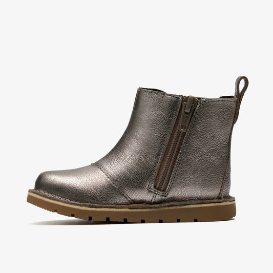 Joyful Sky Toddler Pewter | Clarks discount - Babies / Kids