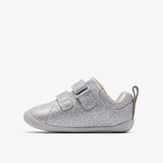Roamer Craft Toddler Silver Patent | Clarks on Sale - Kids