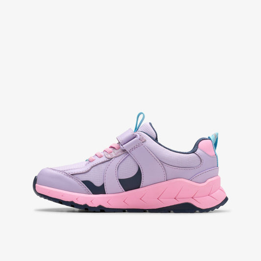 Selva Hero Kid Lilac Combination | Clarks Sale - Kids